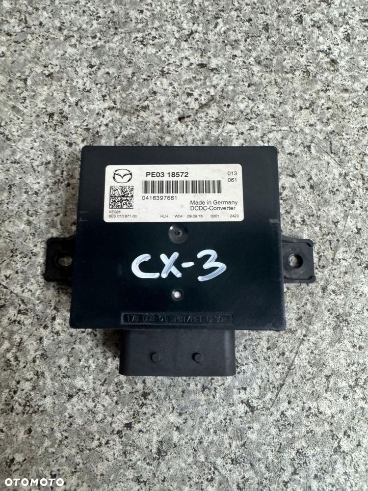 MODUŁ STEROWNIK NAPIĘCIA MAZDA CX3 CX-3 2015-2020 PE03 18572 - 4