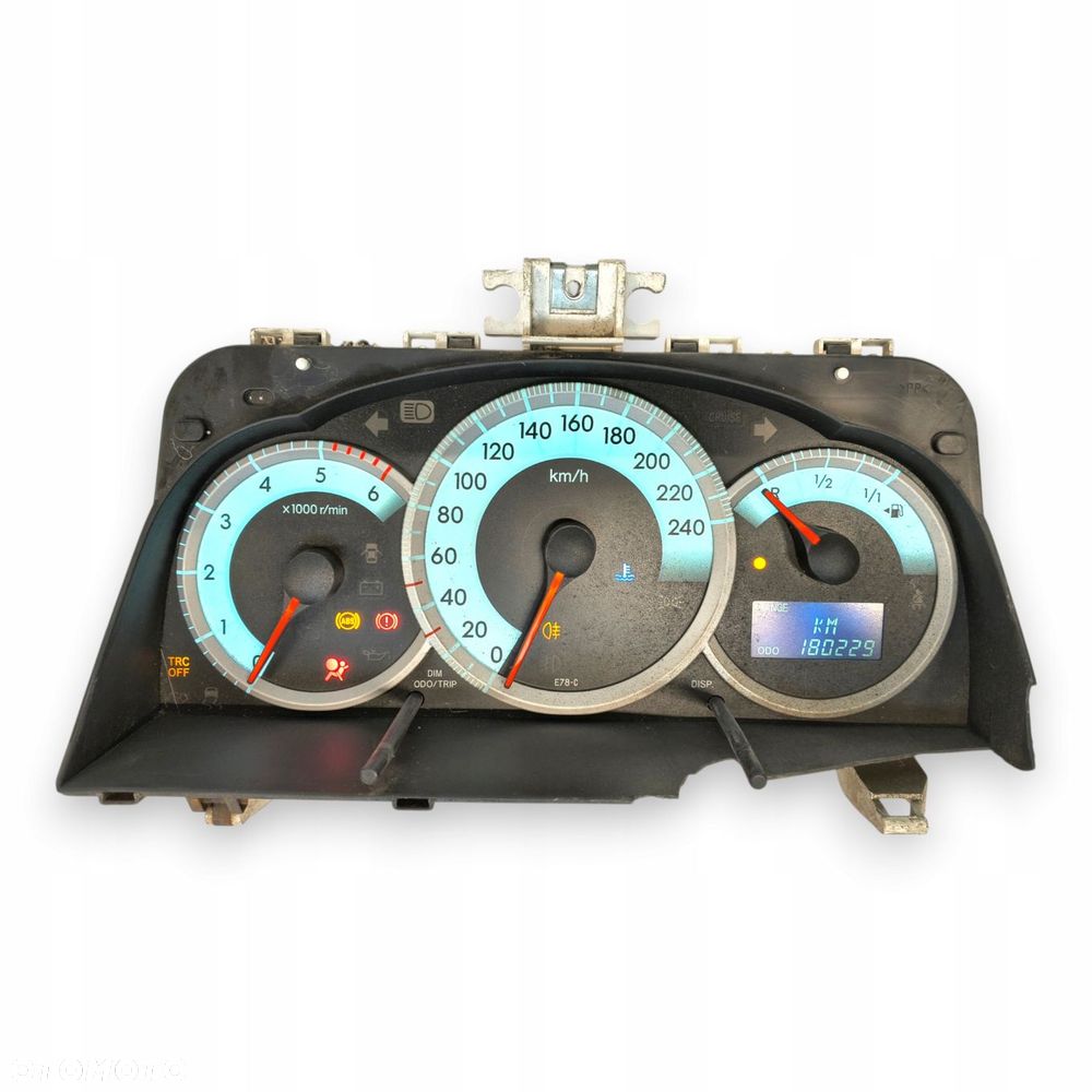 LICZNIK ZEGARY 83800-0F091 Toyota Corolla Verso II 2.0 D4D 180 229km europa - 1