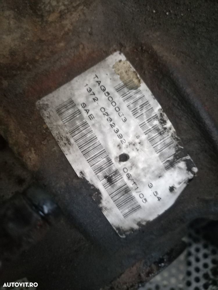 Grup Diferential Fata Land Rover Range Rover Sport L320 2.7 Tdv6 Motor 276DT Automat Cod TAG500063 An 2005-2006-2007-2008-2009 Raport 3.54 Dezmembrez Range Rover Sport L320 2.7 Tdv6 Motor 276DT - Dezmembrari Arad - 8