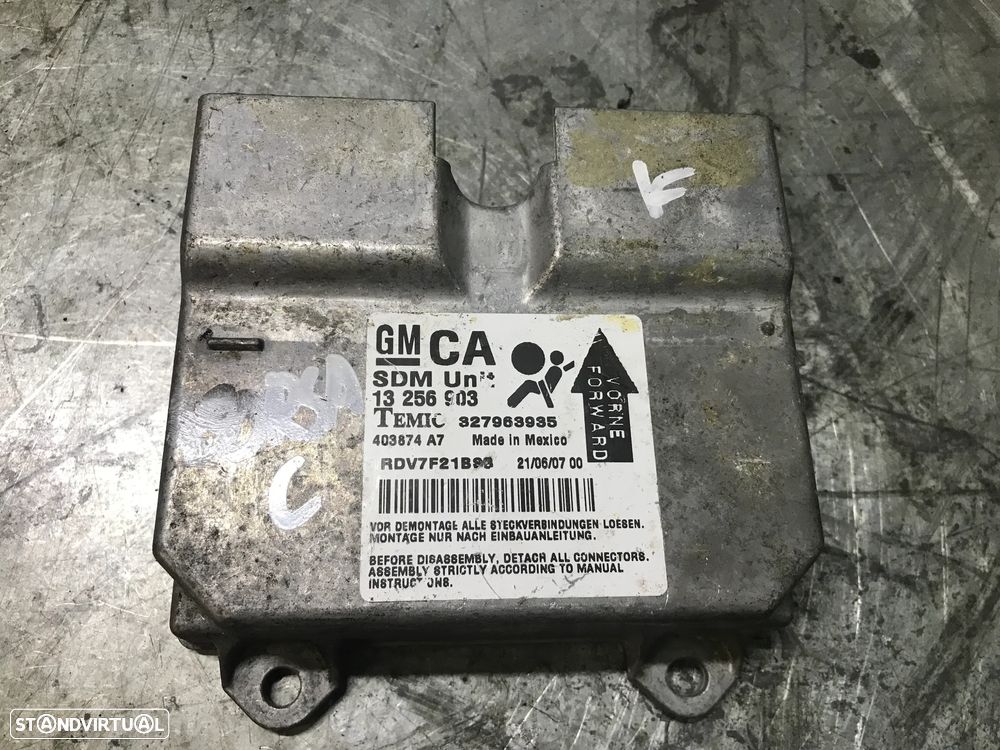 CENTRALINA / MODULO DO AIRBAG OPEL CORSA D 13256903 - 1