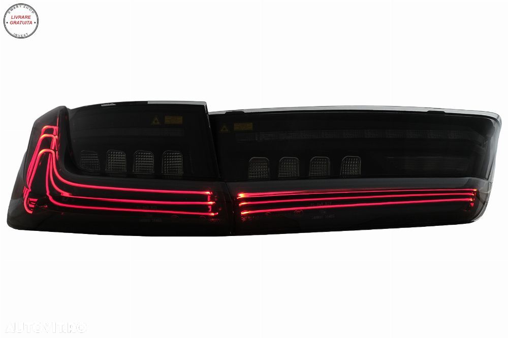 Stopuri LED BMW Seria 3 G20 Sedan (2018-2022) Aspect Laser Negru- livrare gratuita - 5