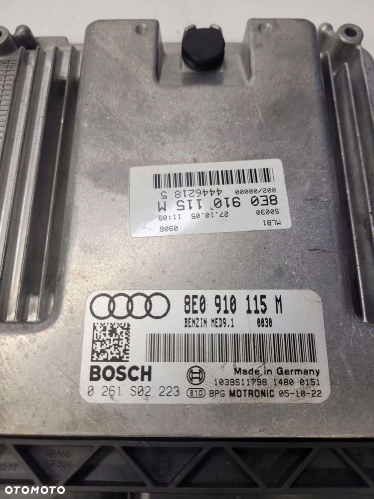 STEROWNIK KOMPUTER AUDI A4 B7 2.0 TFSI 8E0910115M - 3