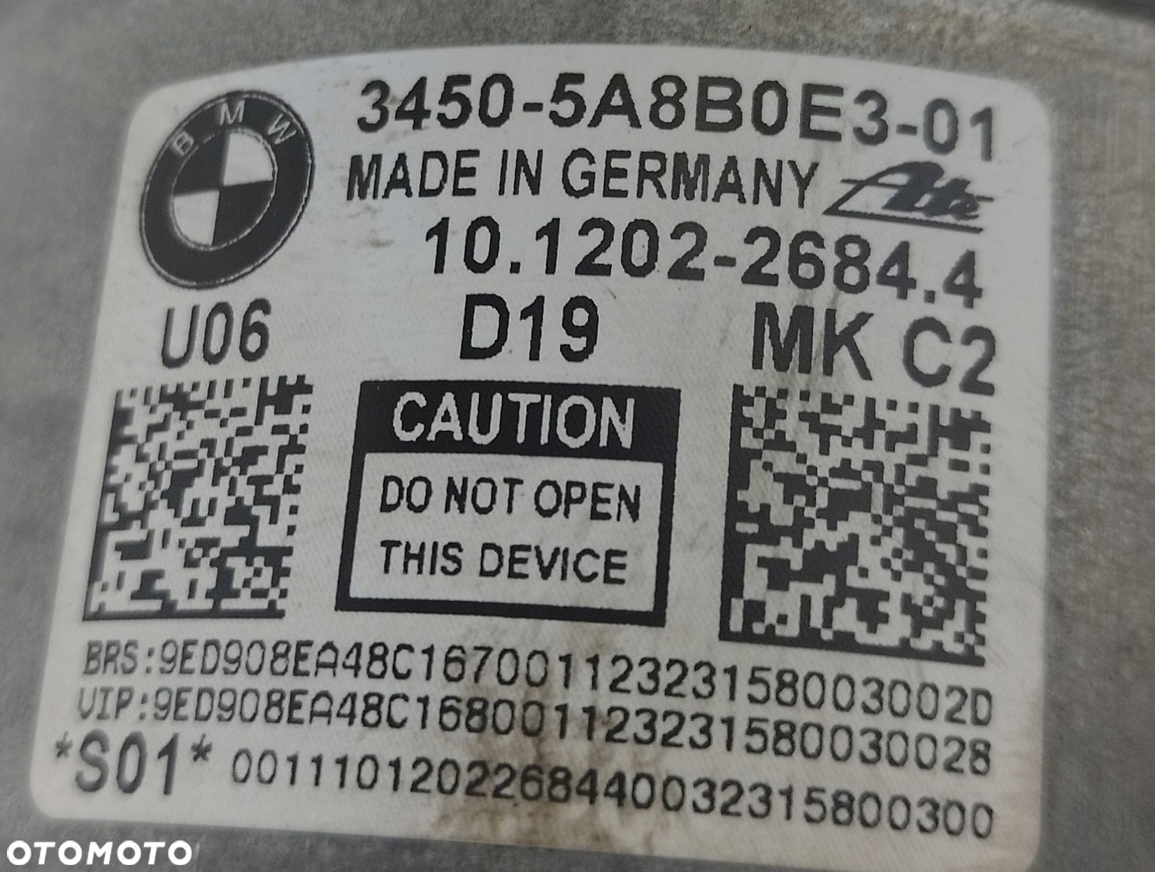 BMW 2 U06 POMPA HAMULCOWA STEROWNIK ABS 5A8B0E3 - 3