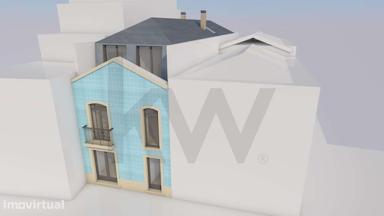 Edíficio c/Projeto Aprovado | Reabilitação c/Vista Rio |  três fracçõe - Grande imagem: 2/22
