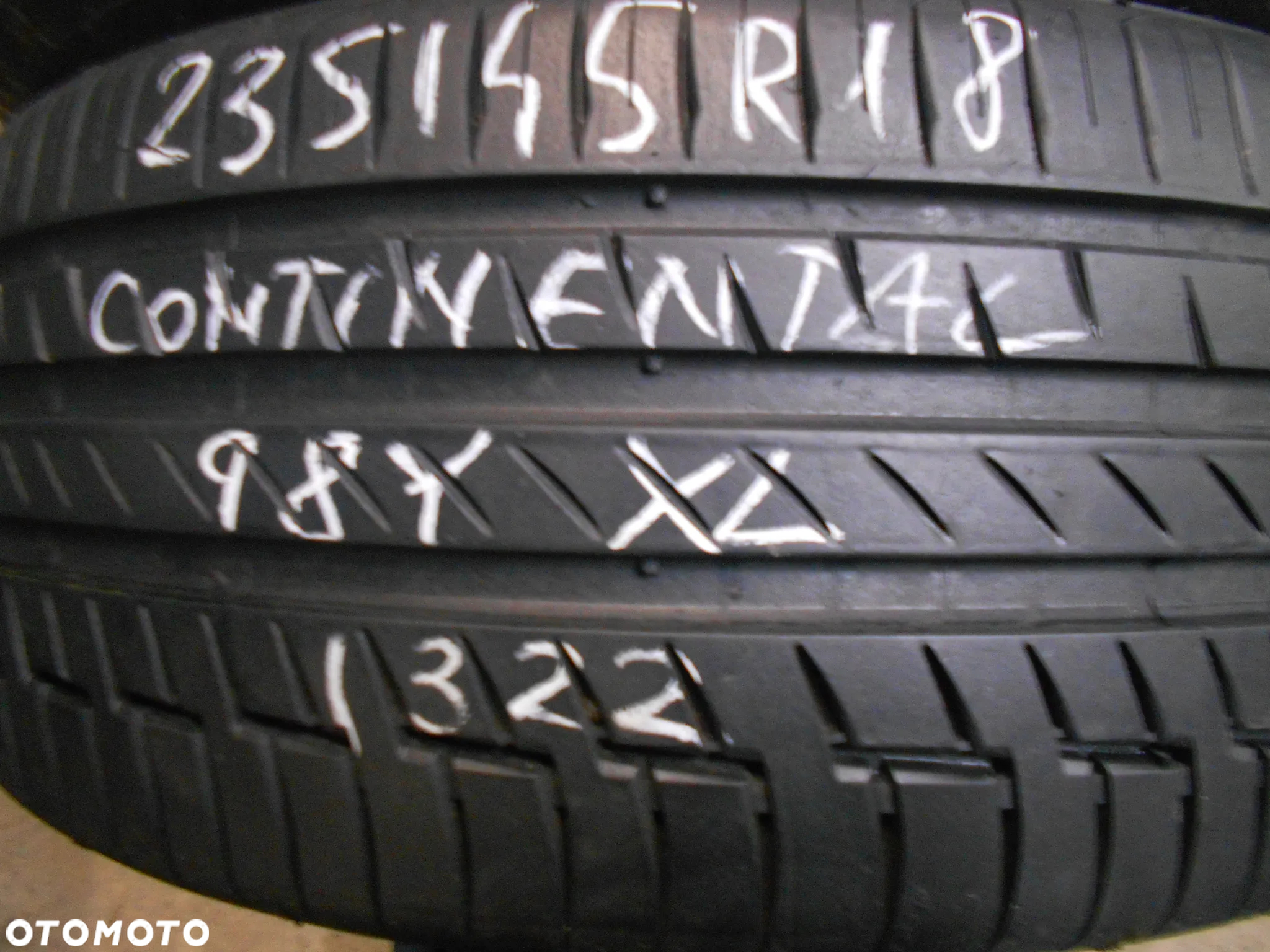 OPONY 235/45R18 CONTINENTAL PREMIUM CONTACT 6 XL DOT 4922 8MM - 3