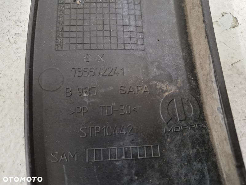 FIAT 500X LISTWA NAKŁADKA BŁOTNIKA LEWY TYŁ TYLNA 735572241 - 10