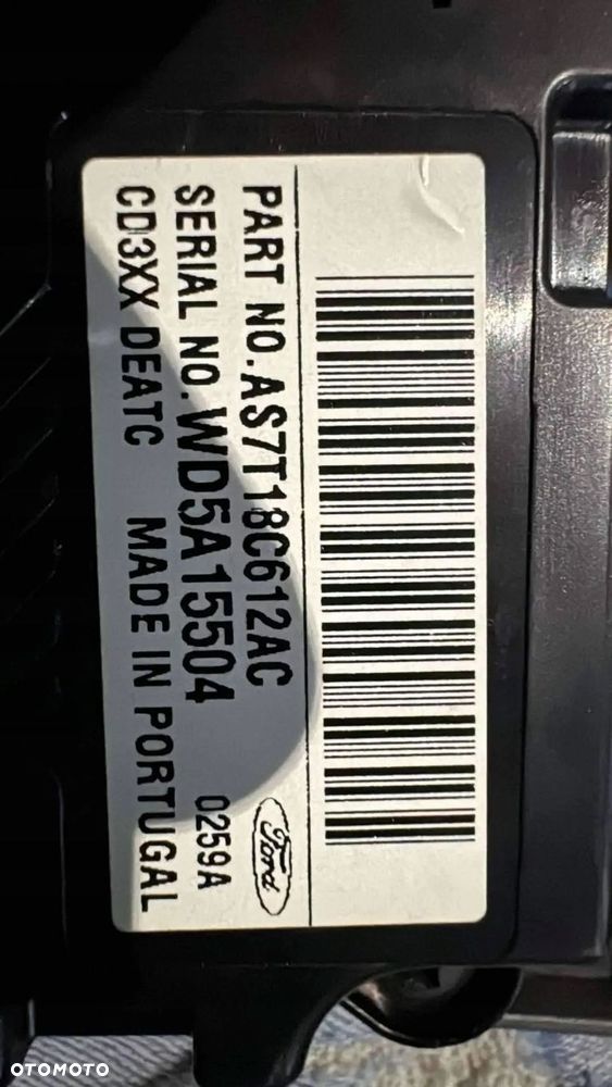 ramka radia z panelem klimatyzacji ford s-max mk1 lift - 4