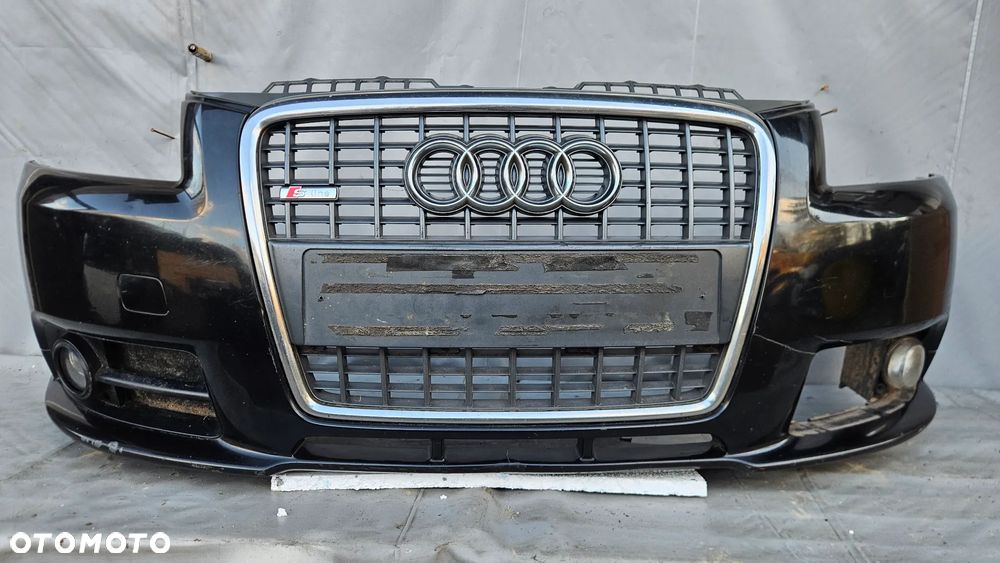 AUDI A3 8P S-LINE SLINE ZDERZAK PRZEDNI przed lift PRZÓD GRILL - 1
