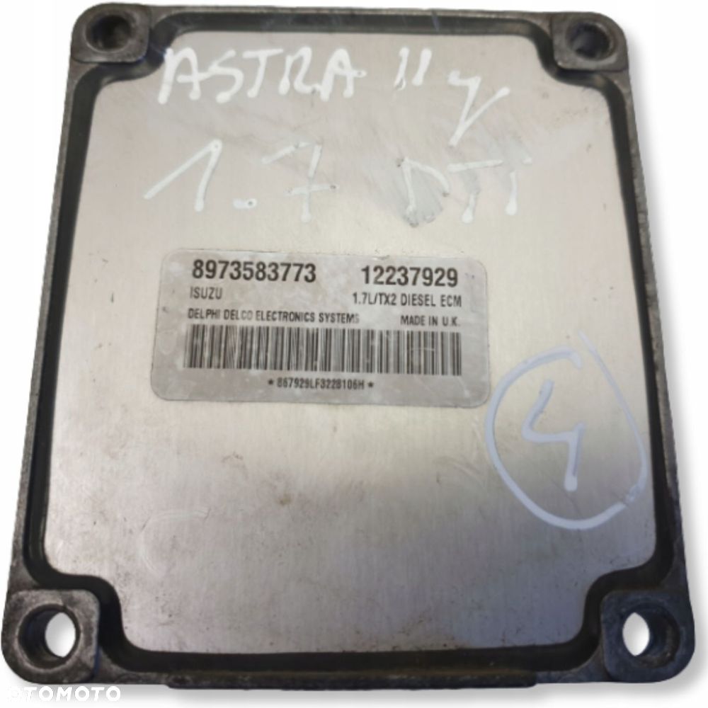 KOMPUTER Opel Astra II G 1.7 DTI 8973583773 12237929 STEROWNIK SILNIKA - 5