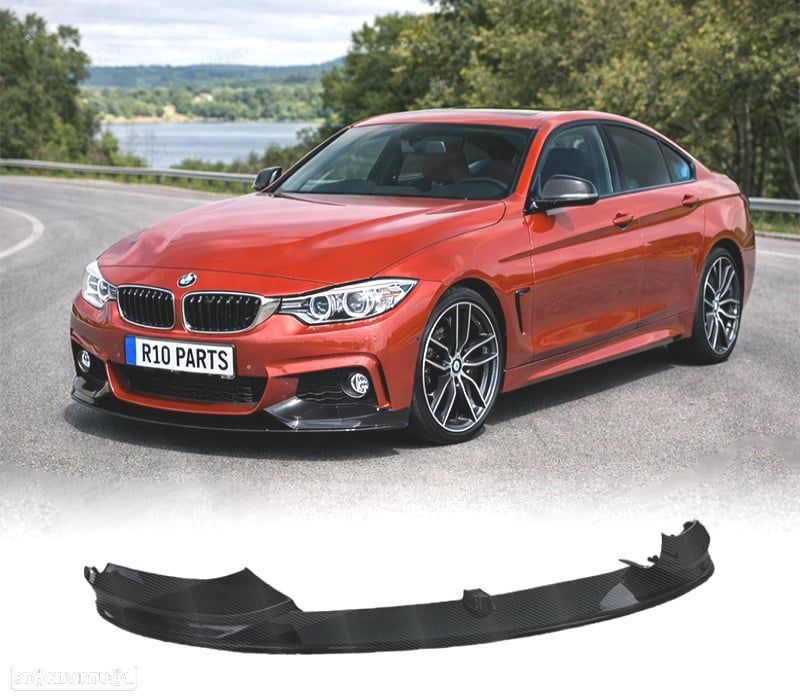 LIP SPOILER FONTAL BMW F32 F33 F36 LOOK M PERFORMANCE CARBONO - 1