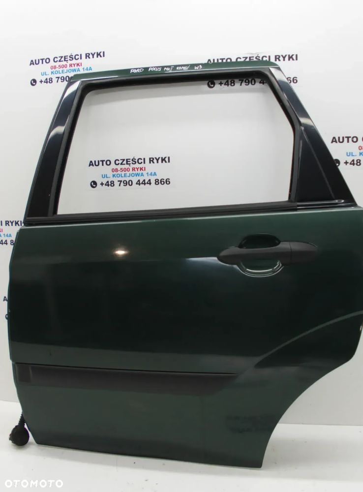 Ford Focus MK1 kombi Drzwi Lewy Tył W3 Klamka Zamek Szyba Boczek Zawiasy - 2