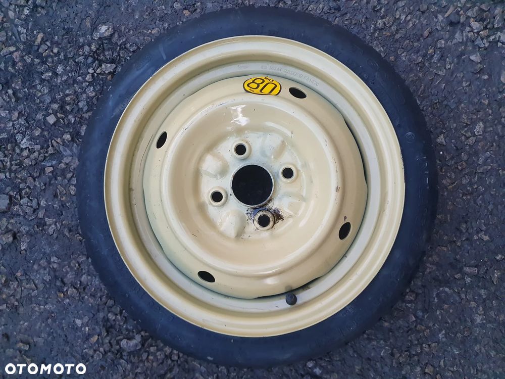 KOŁO ZAPASOWE DOJAZDOWE R14 4X100 HYUNDAI KIA TOYOTA MAZDA 115/70R14 POSIADAM 5 SZT - 17