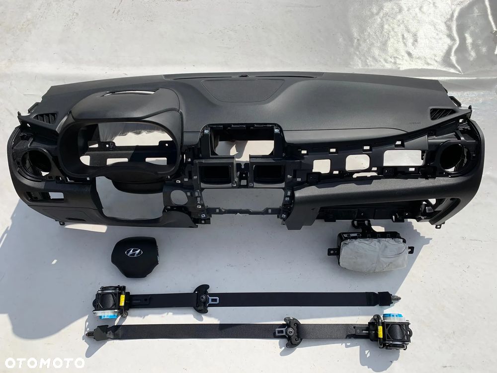 HYUNDAI KONA DESKA KONSOLA KOKPIT PULPIT PÓŁKA PARAPET AIR BAG SRS PODUSZKI POWIETRZNE KIEROWCY PASAŻERA AIRBAG Okazja Sprawdź Raz2 !!! - 9