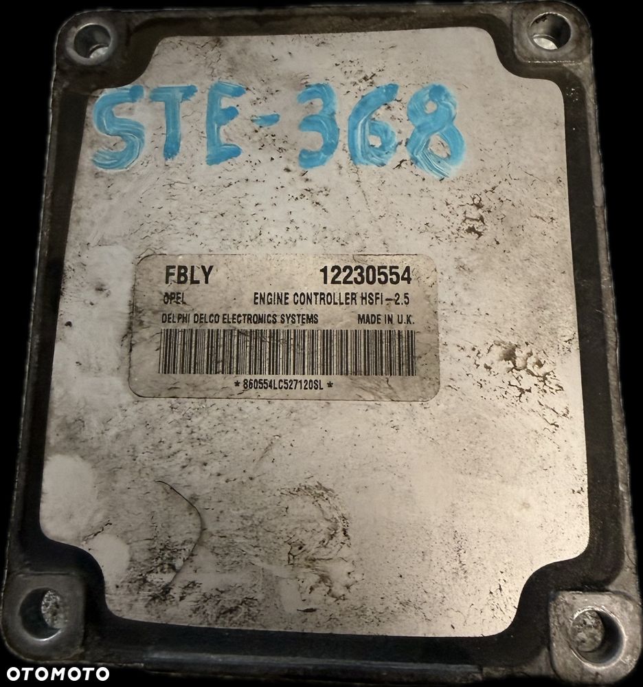Sterownik komputer silnika Opel 12230554 - 1