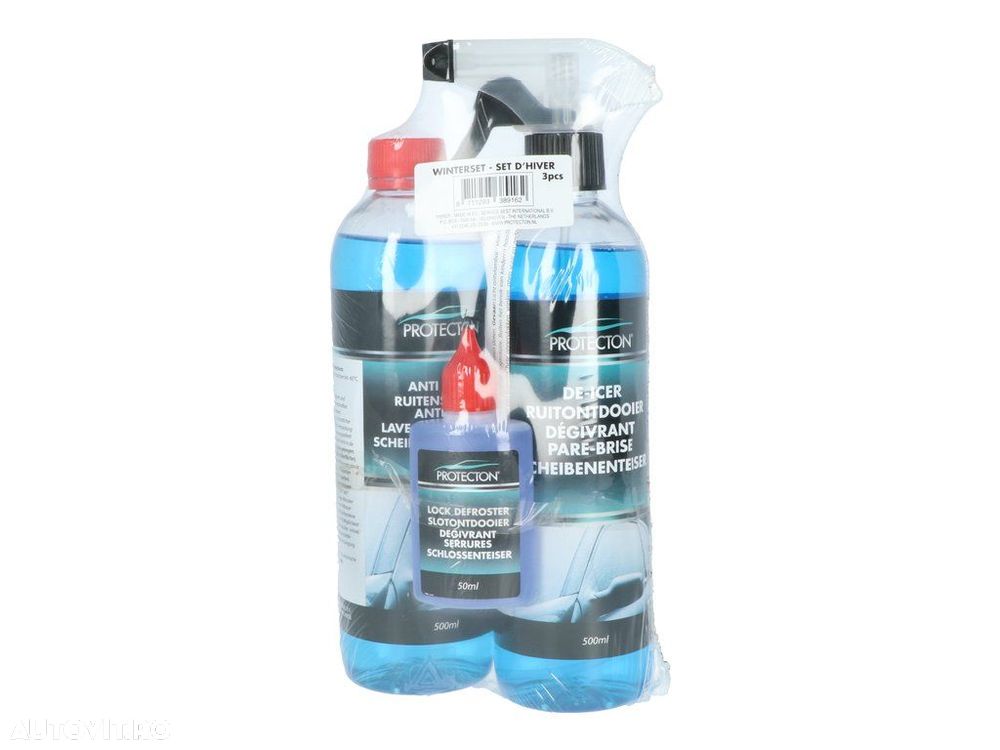Set de Iarna Protecton 3 Piese - Esentiale pentru Iarna - Spray Dezghetare, Dezghetator yale si parbrizol - 2