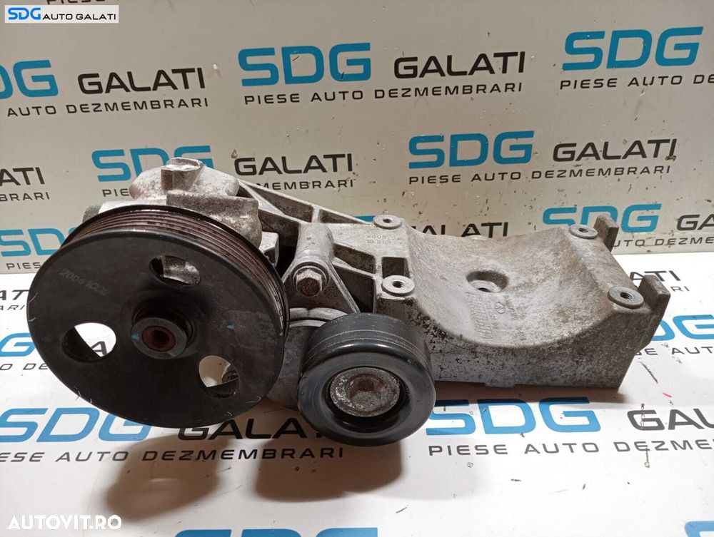 Suport Accesorii Pompa Servodirectie Servo Directie Compresor AC Clima cu Rola Role Intinzatoare Chevrolet Aveo T250 1.4 B 2005 - 2011 Cod 96352822 [M6663] - 3