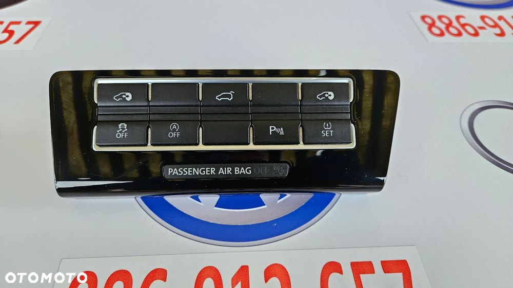 VW Sharan 7N Seat Alhambra II Panel sterowania Przełączniki PDC klapy bagażnika 7N1927132BH - 2
