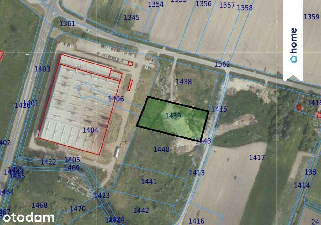 działka produkcyjno-usługowa| 45a|MPZP| blisko S5 - Pełny obrazek: 2/10