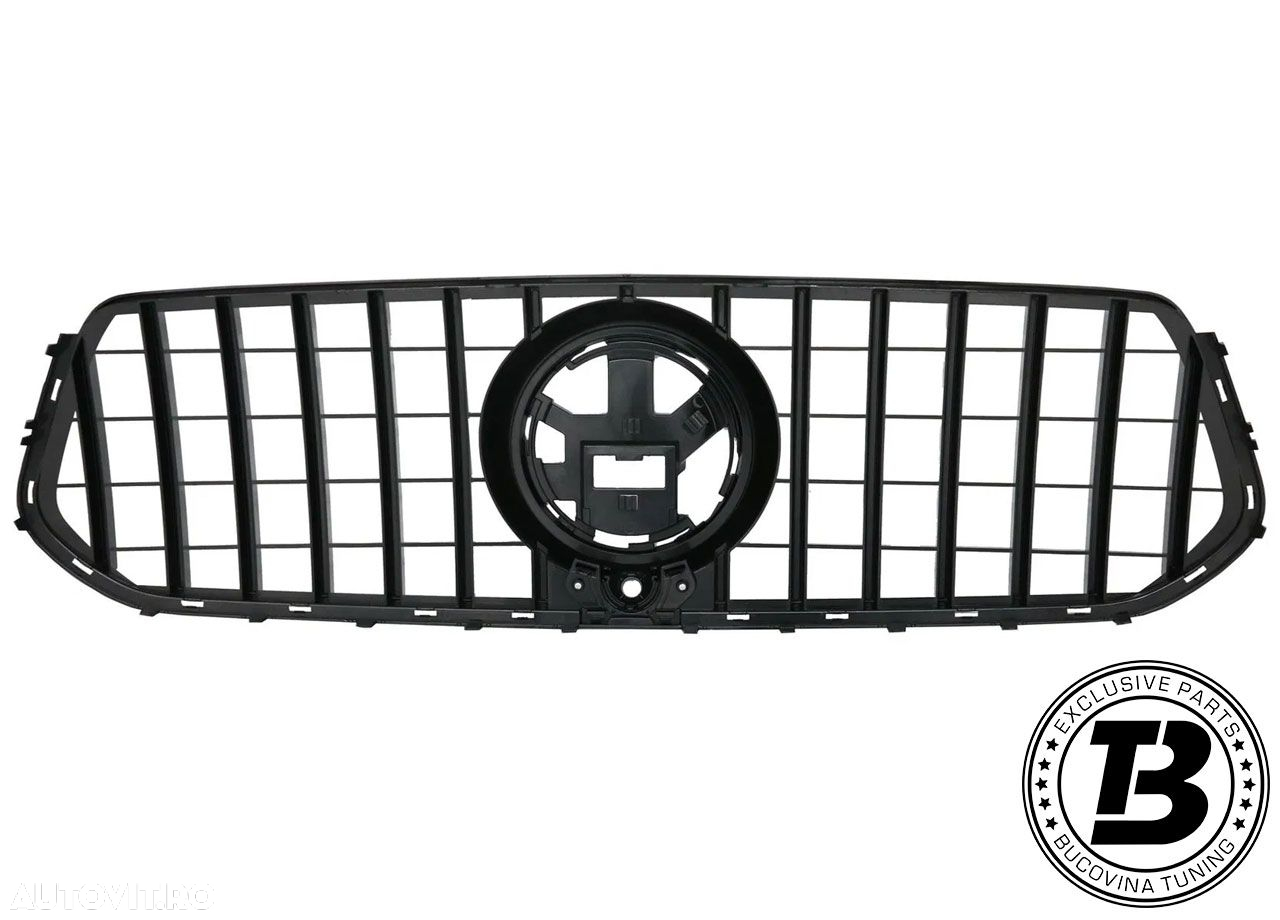 Grila compatibila cu Mercedes GLE W167 Coupe C167 GT Crom - 5