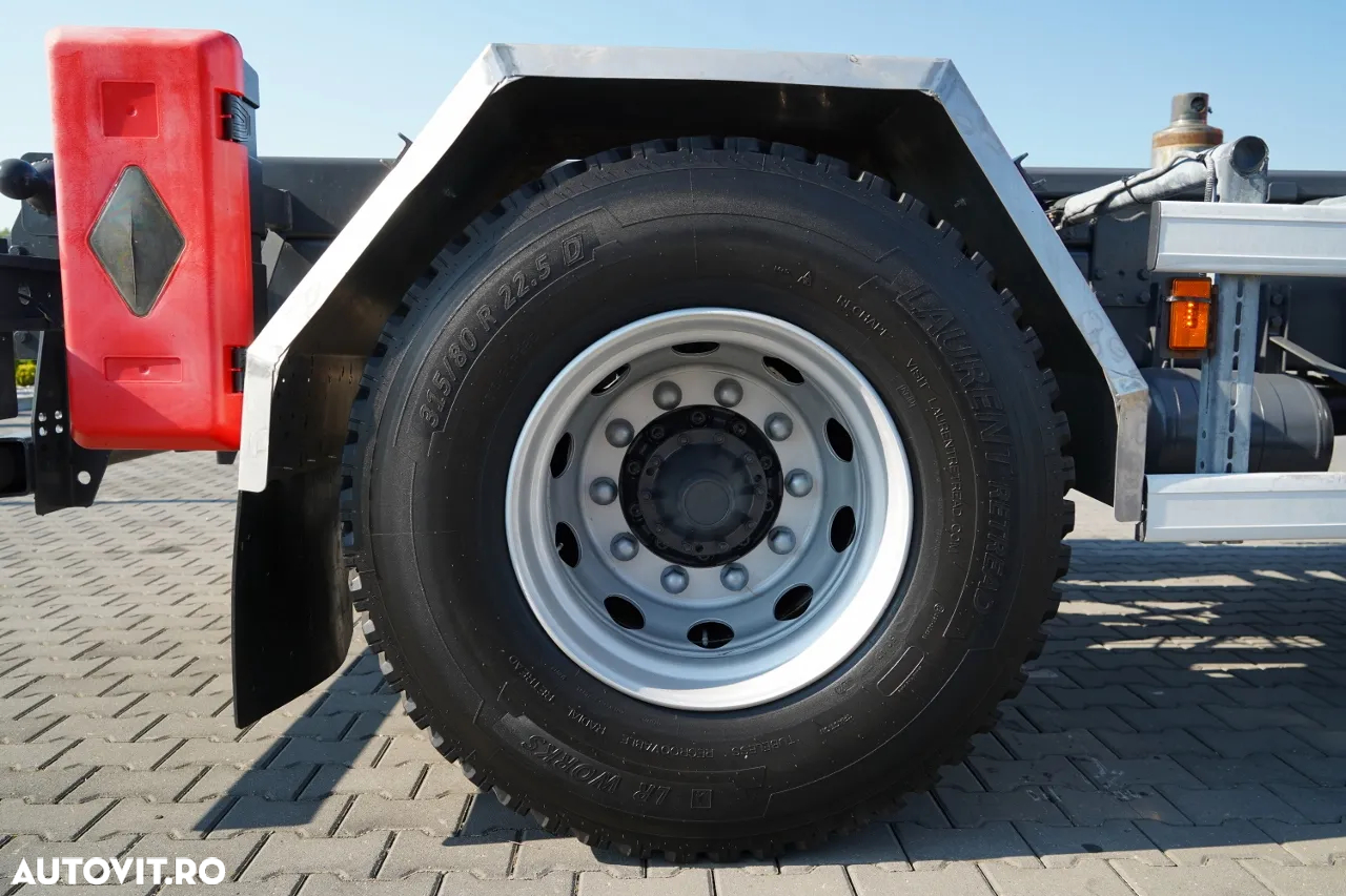 Scania P 280 / 4X2 / CILINDRU BASCUNĂ / + HMF 635 HDS / CAPACITATE DE RIDICARE 1.500 KG / EXTENSIE MAXIMĂ 7 M / RADIOCOMANDĂ / EURO 6 - 26