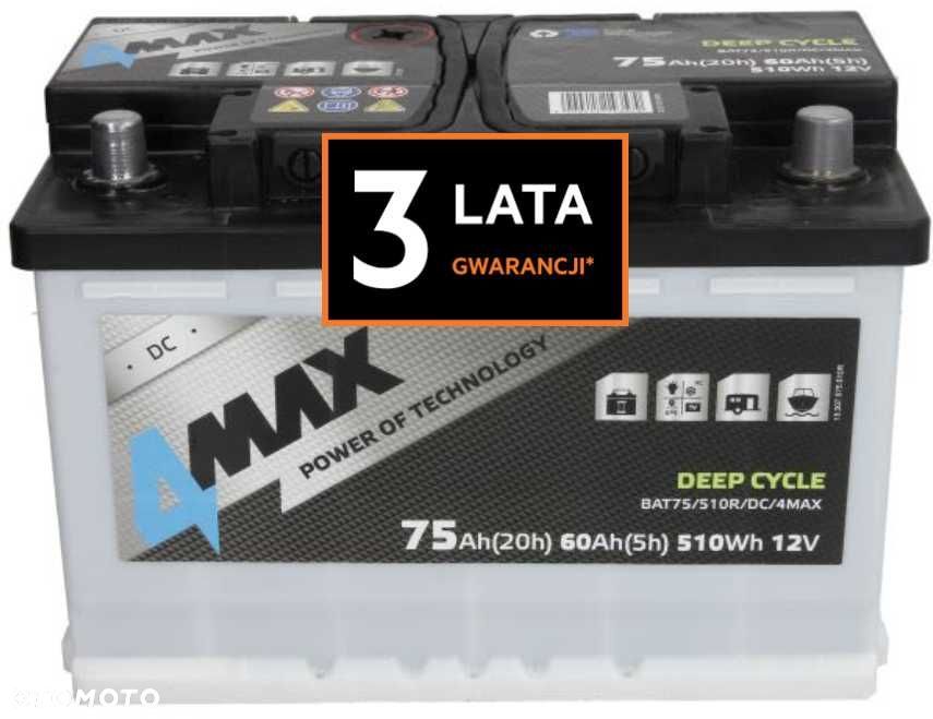 Akumulator JENOX 4max DEEP-CYCLE 12v 75ah P+ Radom,  wysyłka free - 1