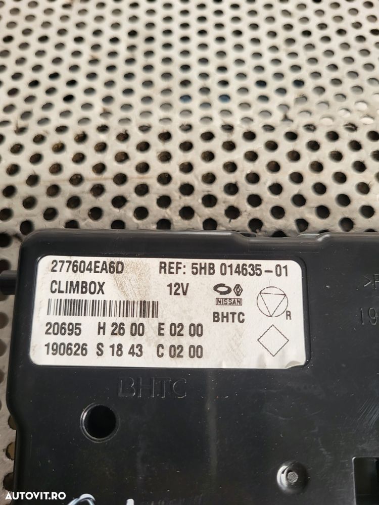 Calculator ECU Modul Climatronic Nissan Qashqai J11 Volan Stanga Cod 277604EA6D Dezmembrez Nissan Qashqai J11 1.5 Dci Euro 6 An 2013-2014-2015-2015-2016-2017-2018-2019-2020 Automat Volan Stanga 2x4 Masina Cu 18.000 Km - 4
