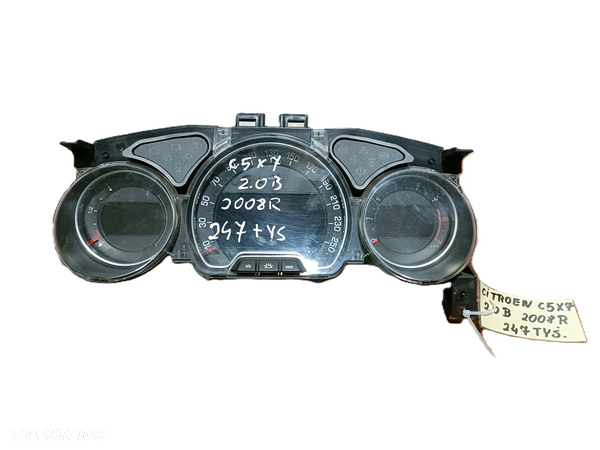 CITROEN C5 III X7 08-17 r. 2,0 B LICZNIKI ZEGARY 9665364580 EU *