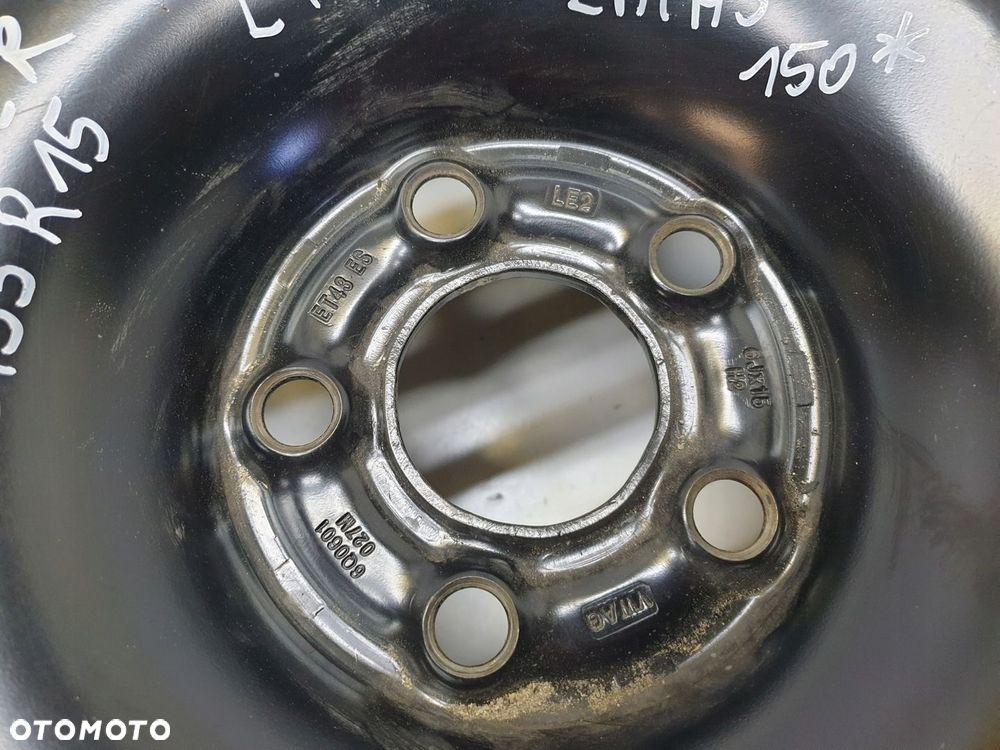 KOŁO ZAPASOWE 5X100 195/55/R15 SKODA ROOMSTER 6Q0601027M - 4