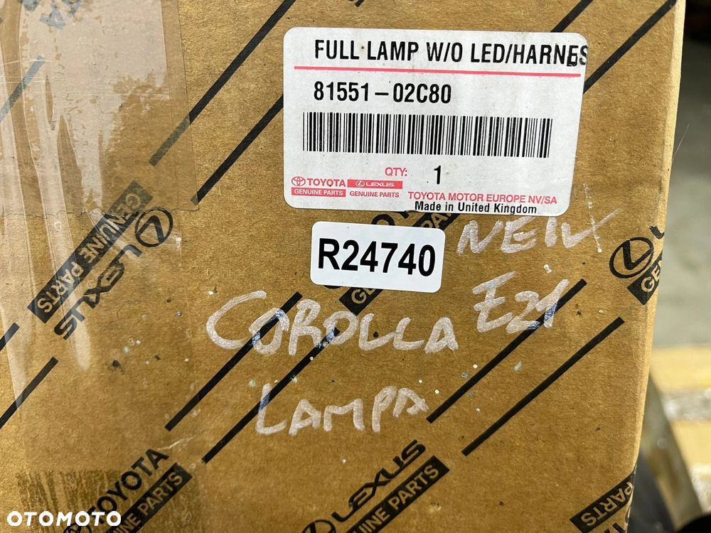 Lampa Toyota Corolla XII E21 18-22r. HB hatchback NOWA lewa tylna LED w błotnik EU Oryginalna lewy t - 10