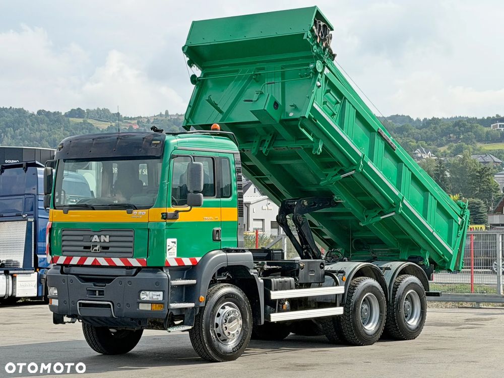 MAN TGA 33.350 * WYWROTKA 5,20 m + BORDMATIC * 6x4 * STAN BDB - 2