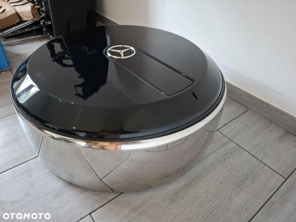 OSŁONA KOŁA ZAPASOWEGO DEKIEL MERCEDES G KLASA W463 OBUDOWA OBEJMA CHROM IDEALNY STAN - 8