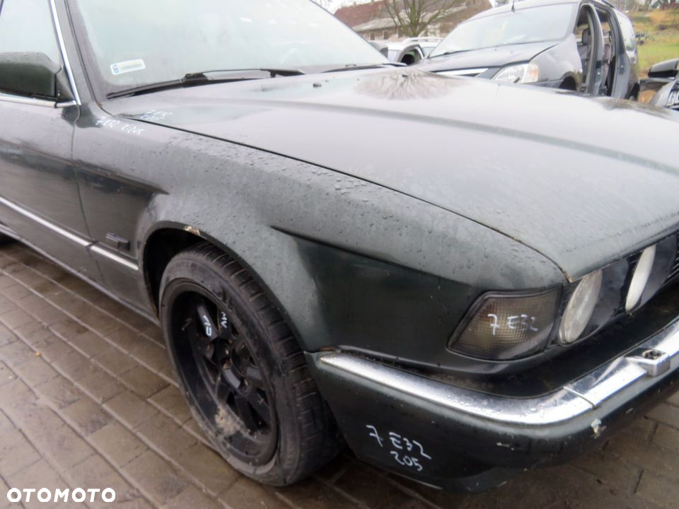 MASKA ZDERZAK BŁOTNIKI LAMPY 7 II E32 205 BMW 1986-1994 ZIELONY MALACHITGRUN PRZÓD KOMPLETNY - 12