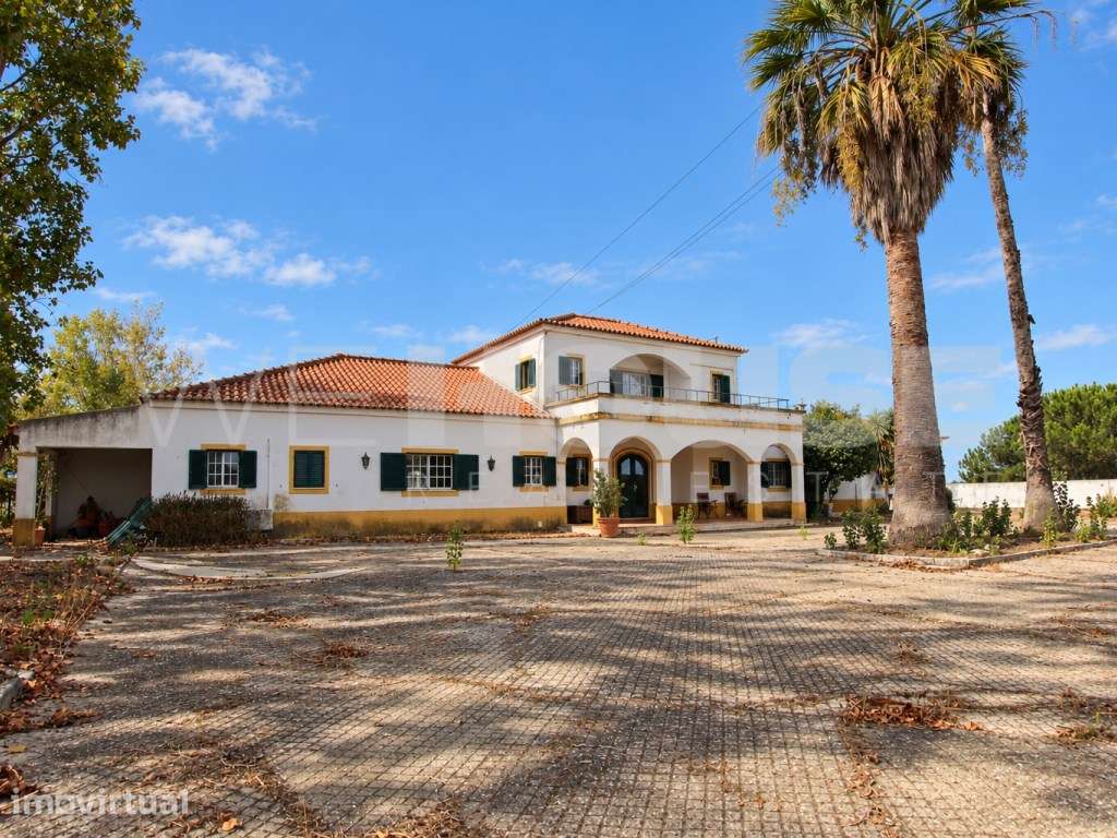 Quinta T5 com 5.000 m² de Terreno, Duas Piscinas e Boxes para Caval... - Grande imagem: 2/60