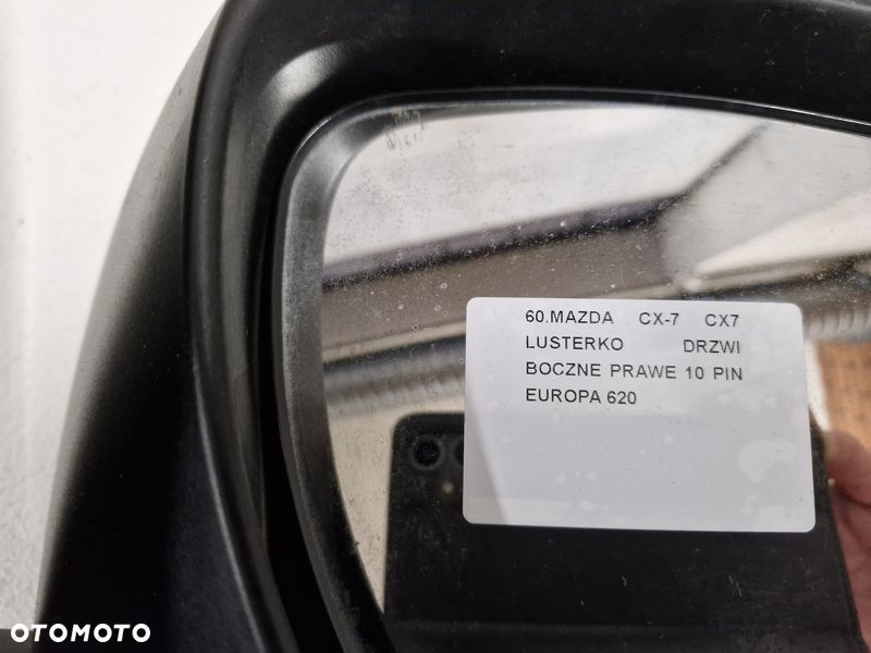 mazda cx-7 cx7 lusterko drzwi boczne prawe 10 pin europa - 10