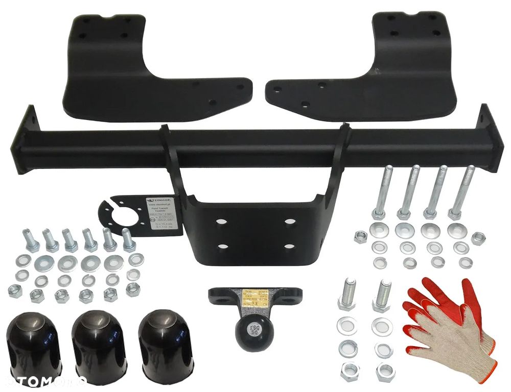 BEZ CIĘCIA ZDERZAKA HAK HOLOWNICZY Z KULĄ FLANSZOWĄ FORD TRANSIT CUSTOM 2012-2023+AUTOBUS+L2 - 7