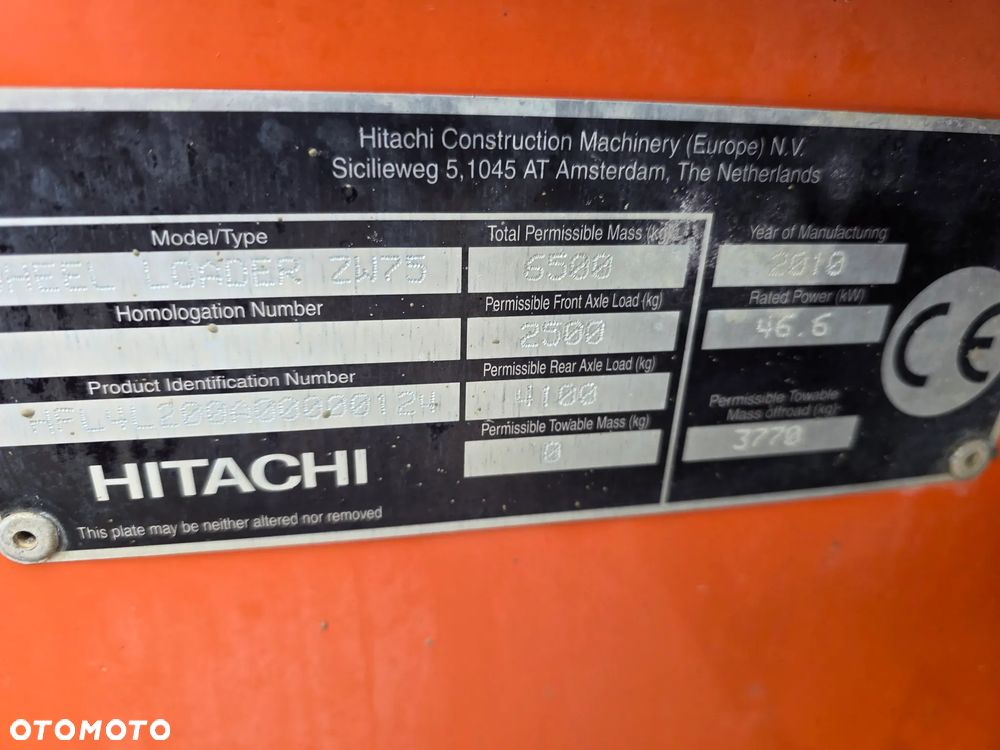 Hitachi ZW75 6500 kg Krokodyl +Widly - 18