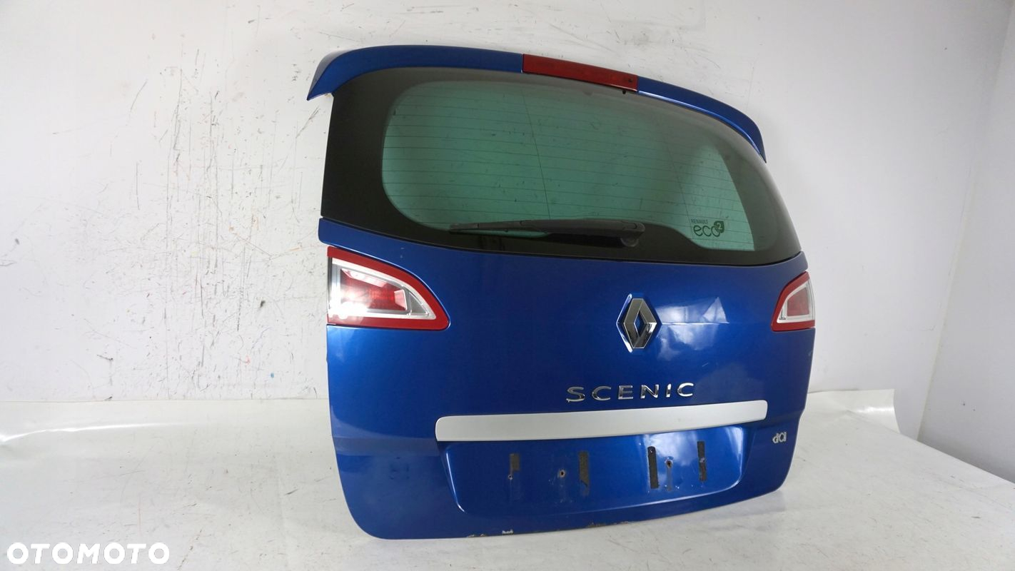 KLAPA TYŁ TYLNA TYLNIA SZYBA RENAULT SCENIC III 3 09-13 TERNA 2009-2013 - 2