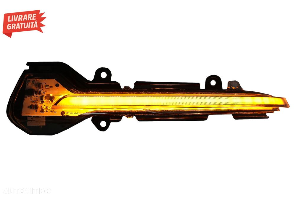 Indicator Dinamic Full LED pentru Oglinda Osram LEDriving DMI Seat Leon 5F (2012-)- livrare gratuita - 2