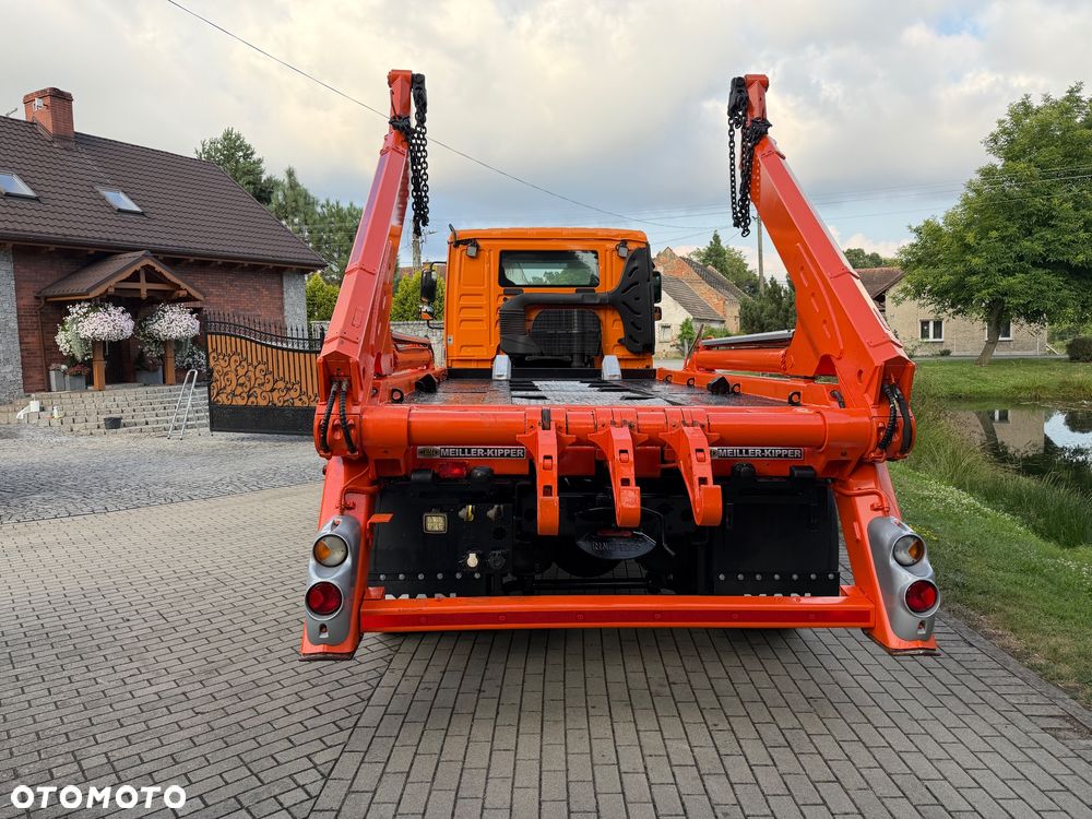 MAN TGM 18.340 / EURO 6 / MEILLER AK 12LT PILOT / bramowiec MULDA / KONTENER - 5