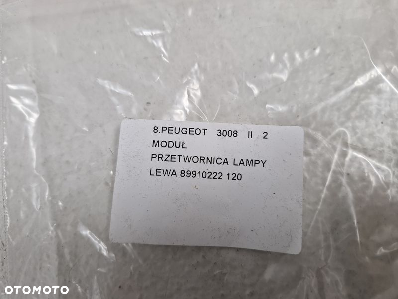 PEUGEOT 308 2 II T9 MODUŁ PRZETWORNICA LAMPY LEWY PRZÓD LEWA 89910222 - 7
