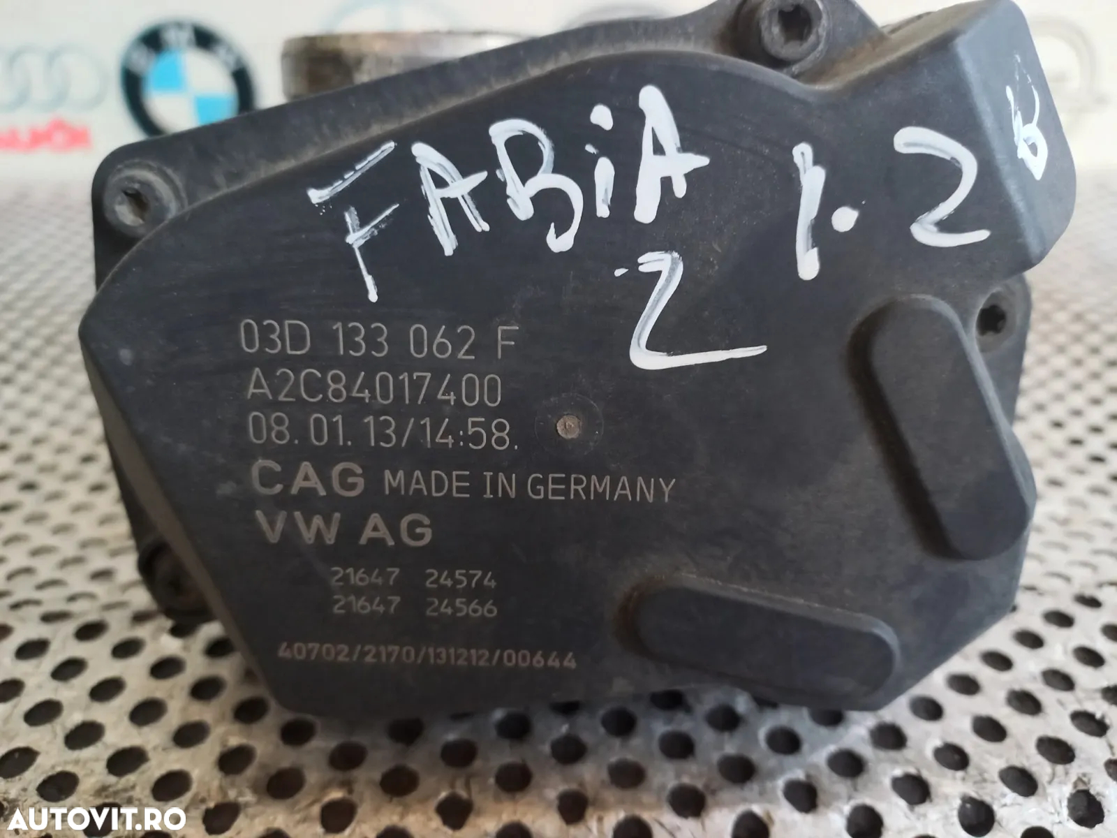 Clapeta acceleratie Vw Skoda 1.2 Benzina Motor CGP Cod 03DF Fabia 2 Polo Ibiza Up etc - Dezmembrari - 6
