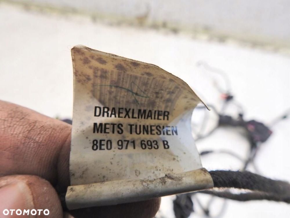 WIĄZKA INSTALACJA DRZWI TYŁ AUDI A4 B7 AVANT 8E0971693B - 7