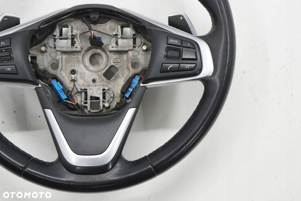 BMW X1 F48 17R KIEROWNICA SKÓRA CZARNA MULTI ŁOPATKI 6877519 - 3