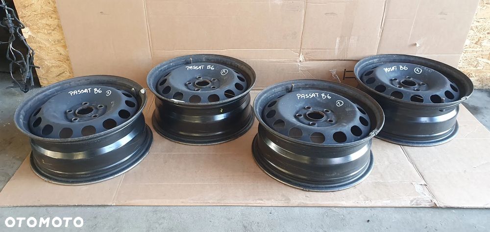 Felgi stalowe koła VW 5x112 6.5J ET50 16" R16 VW Passat B6 1K0601027A - 6