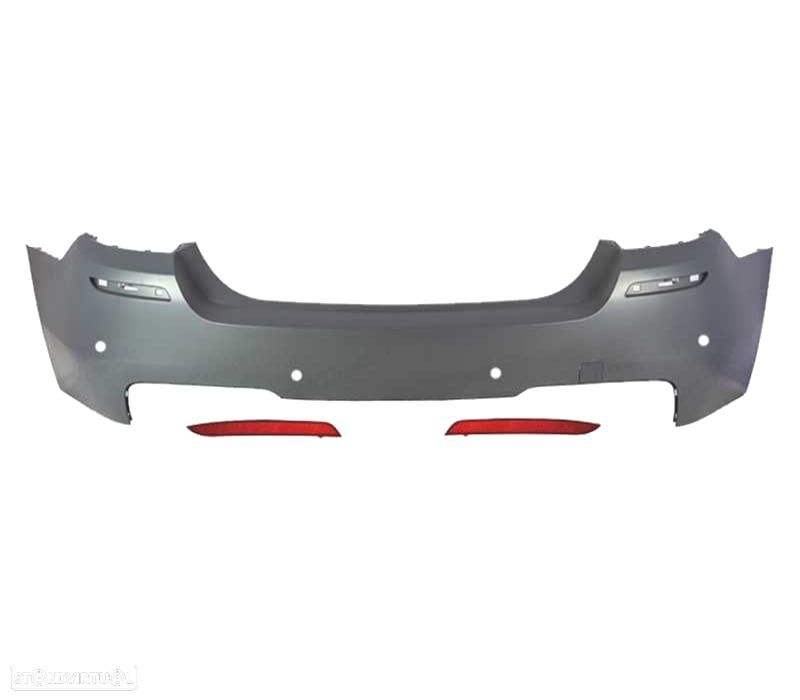 PARA-CHOQUES TRASEIRO BMW F10 10-13 LOOK M PDC - 3