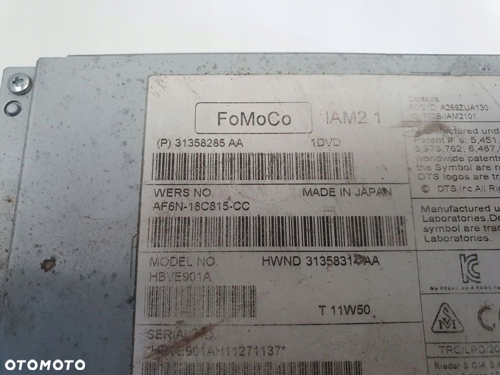 Volvo V40 II V60 S60 II XC60 RADIOODTWARZACZ radio cd NAWIGACJA 31358285 - 10