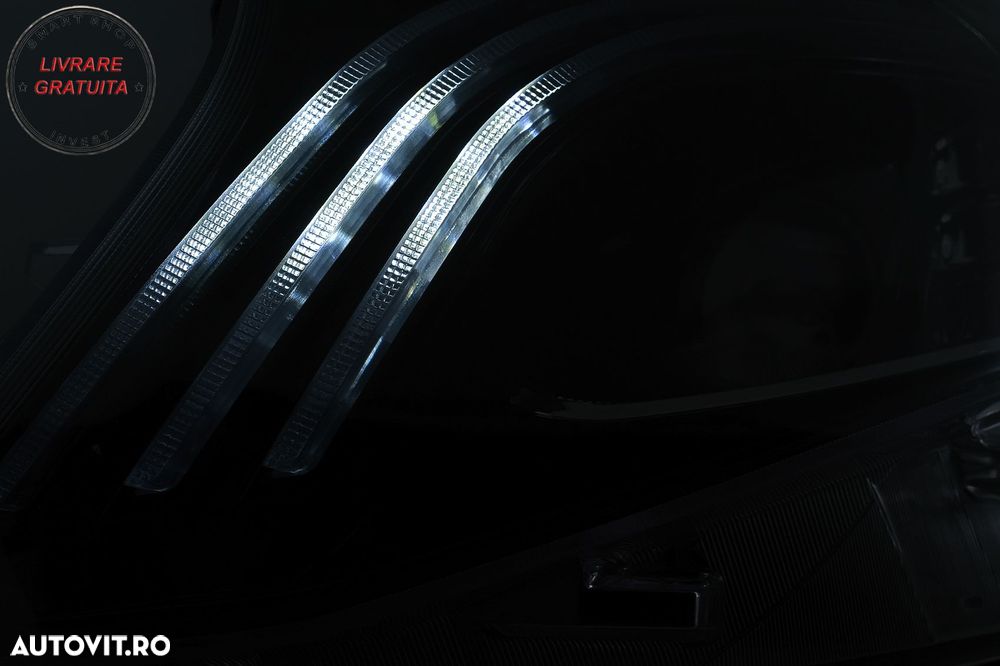 Faruri Full LED Mercedes V-Class W447 (2016-2020) Negru- livrare gratuita - 14