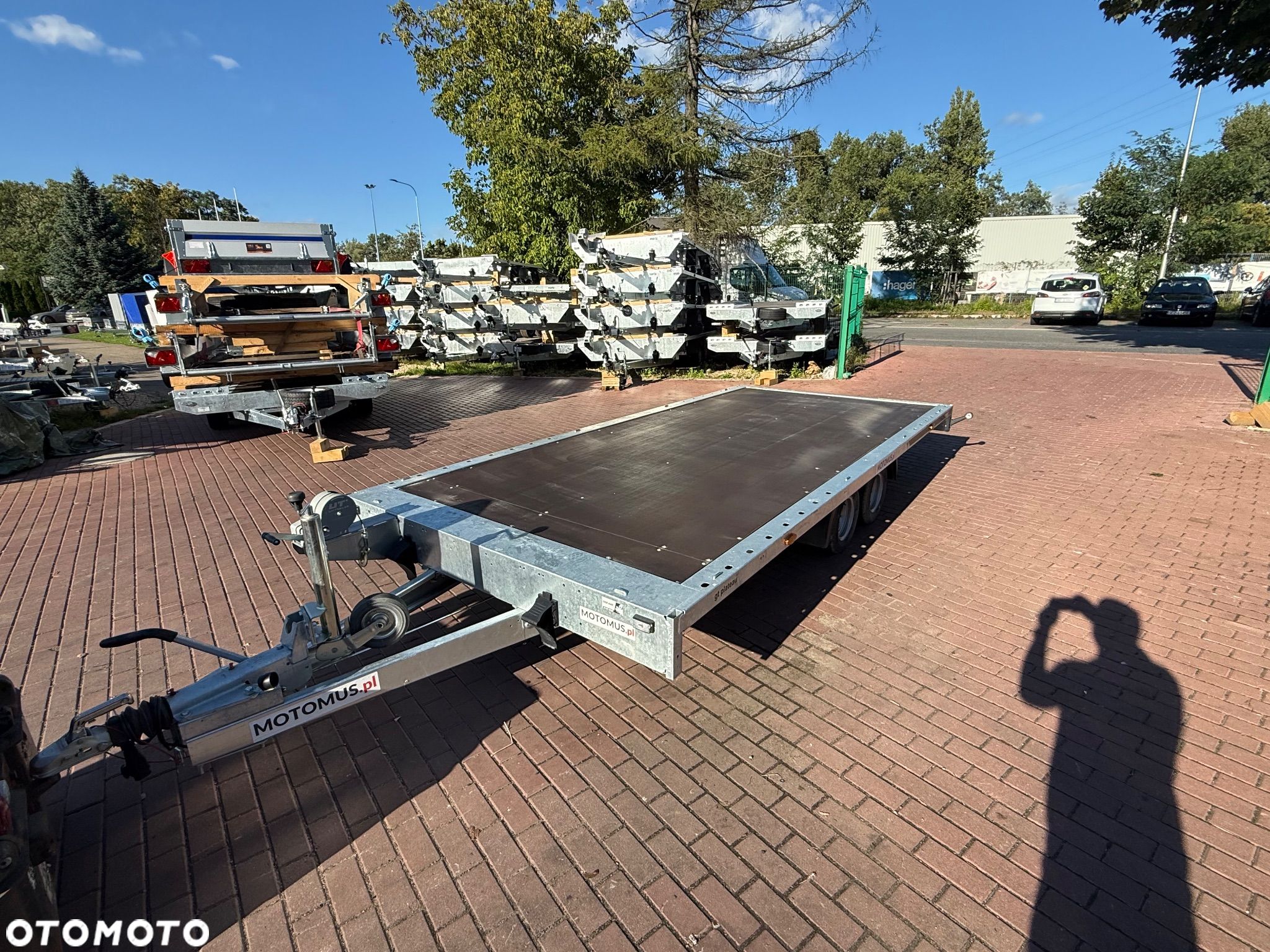 Martz Przyczepa laweta Martz GT 450 platorma 4.5x2 najazdy koła r10c - 1