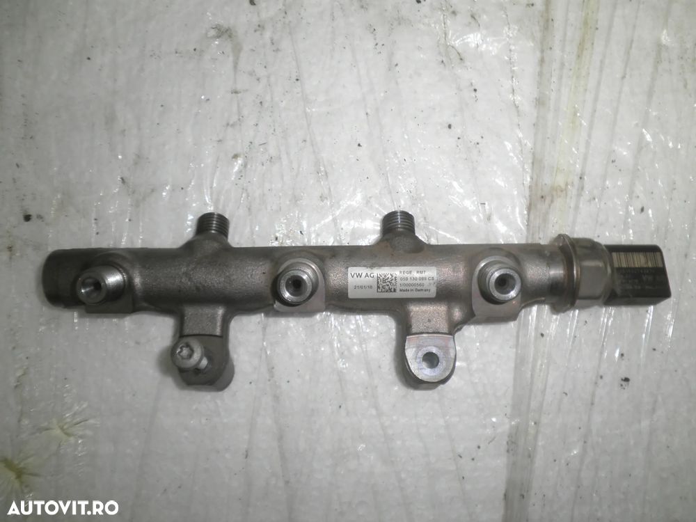 Rampa injectoare stanga / dreapta cu senzor Audi A6 C7 2016 3.0 TDI 059130089CS 04L906054 059130090CS 057130764AM - 1