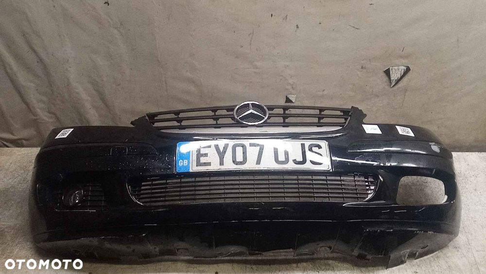 ^ ZDERZAK PRZÓD PRZEDNI DO MERCEDES A KLASA W169 CZARNY 696 HALOGENY